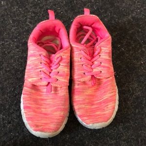pink kids sneakers